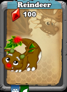 Dragonvale Reindeer Dragon