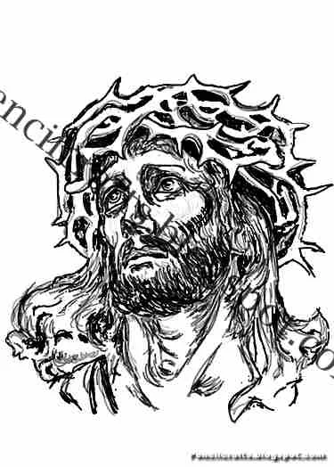 Jesus Christmas Pencil Drawings and Sketches