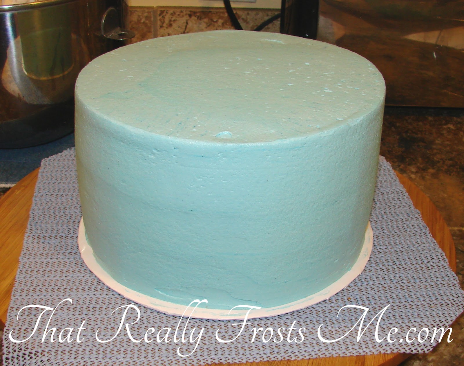 Two for With Buttercream to a blue How  Me: toned Make how to Cake Landscape Design make buttercream
