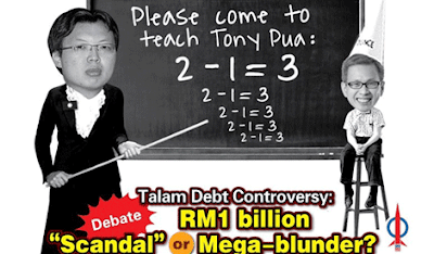 Chua Tee Yong wants to teach Tony Pua 2-1=3