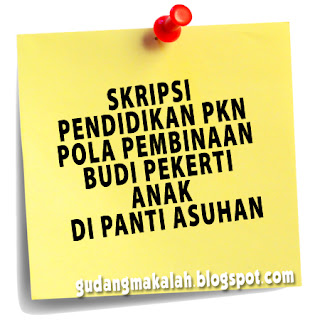 contoh skripsi pendidikan pkn