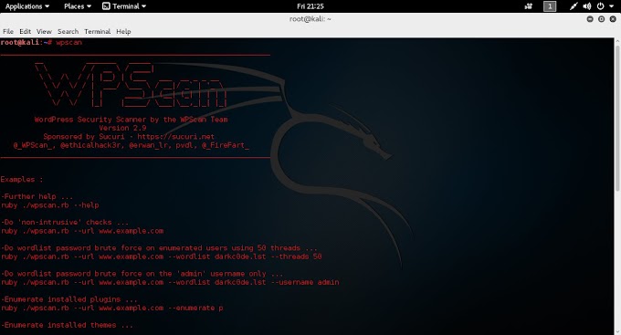 Wpscan mencari user admin di wordpress dengan Kali Linux