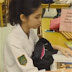 While inside the library Maine got hungry, what she did will make you laugh!