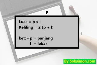 rumus persegi panjang luas dan keliling