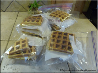 waffles ready for the freezer