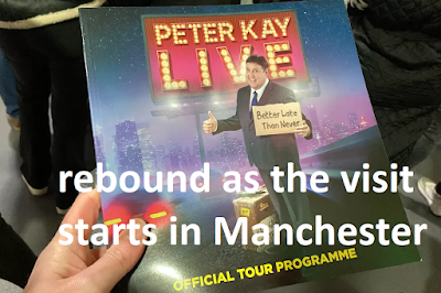 Peter Kay moved to tears in the live rebound as the visit starts in Manchester