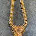 Golden long necklace 