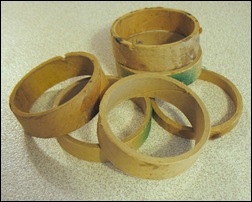 Spools from sold ribbons