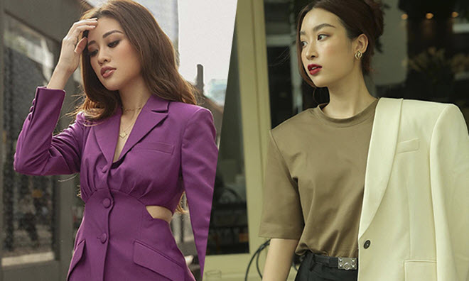 Phối blazer mùa thu như sao Việt