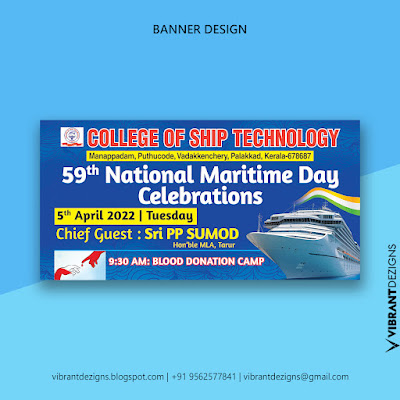 flex-banner-design-thrissur, Flex-printing-thrissur, graphic-design-thrissur, national-maritime-day-design, vibrantdesigns