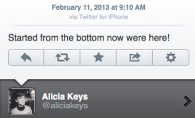 Blackberry’s, celebrity director, Alicia Keys, tweets with iPhone, blames it on hacker