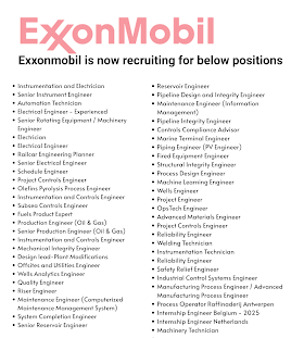 Exxonmobil is now recruiting for 