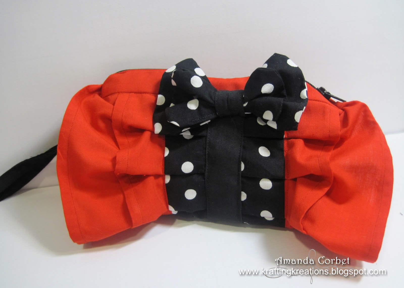 Minnie Inspired Wristlet