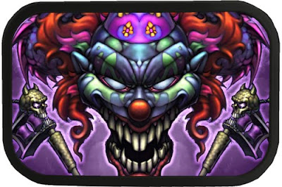 Evil Strong Clown Tattoo Design