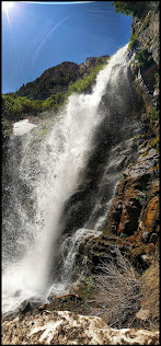 The Lower of the 2 Main Timpanogas Falls