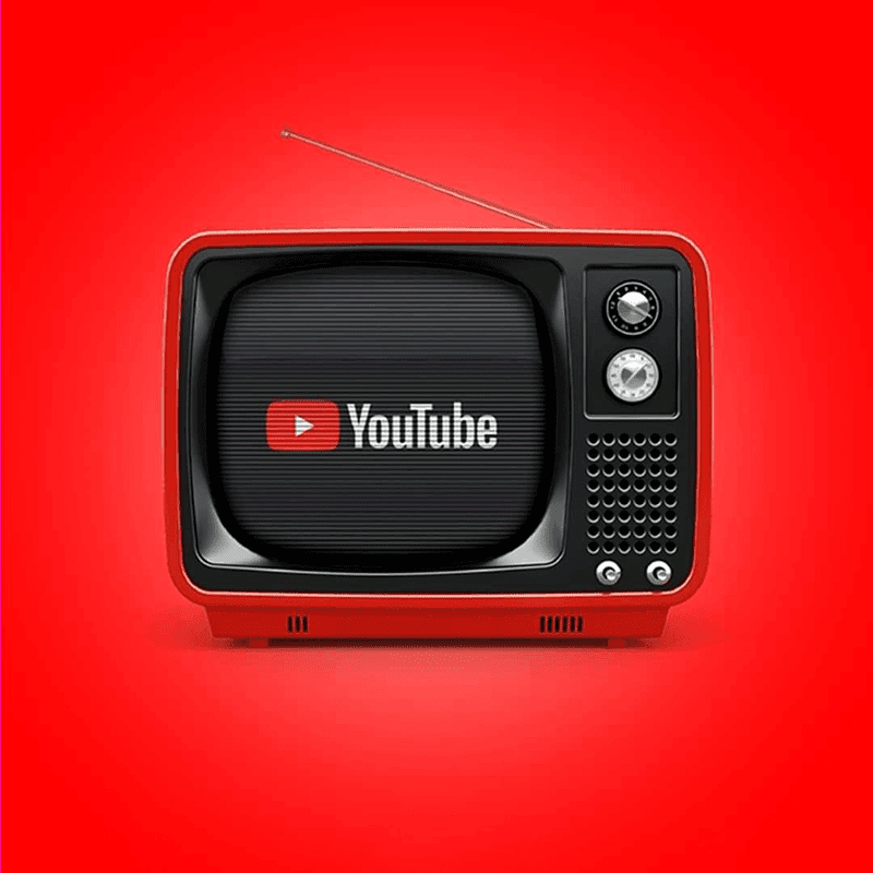 YouTube as a black and white television