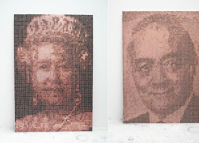 Portraits Made Of Pennies (2) 1