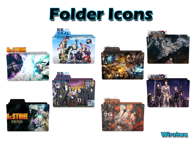Folder Icon Anime Winter 2021 Pack 1