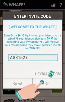  Apakah kau pengguna Smartphone Android Download Aplikasi WHAFF Rewards Penghasil Uang Dollar