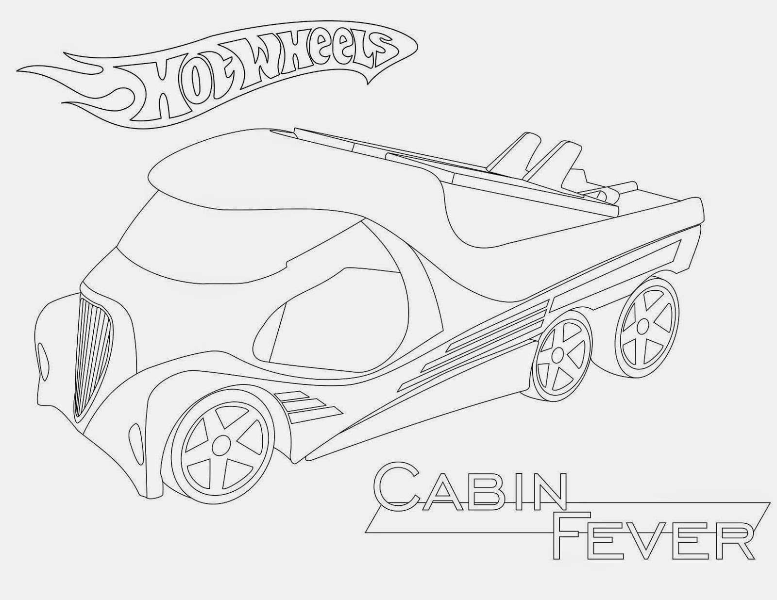 Hot Wheels Coloring Pages 50