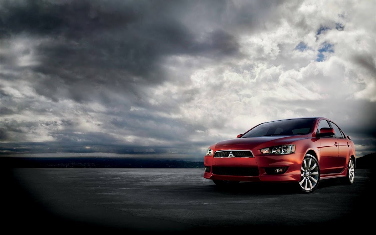 Mitsubishi Lancer Car Widescreen Wallpaper