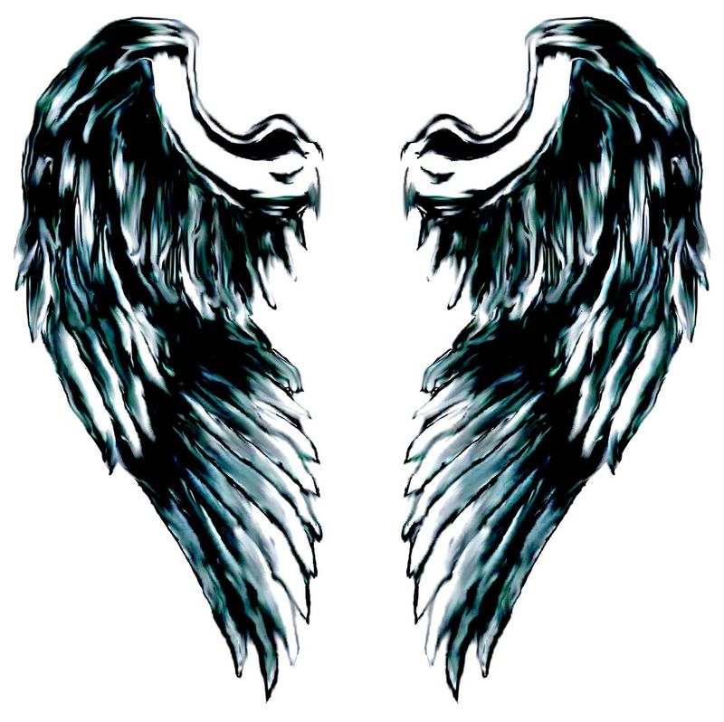 thinking about angel wing tattoos