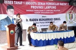 Wakil Ketua III DPRD Lampung Sosialisasikan Perda Nomor 3 Tahun 2020