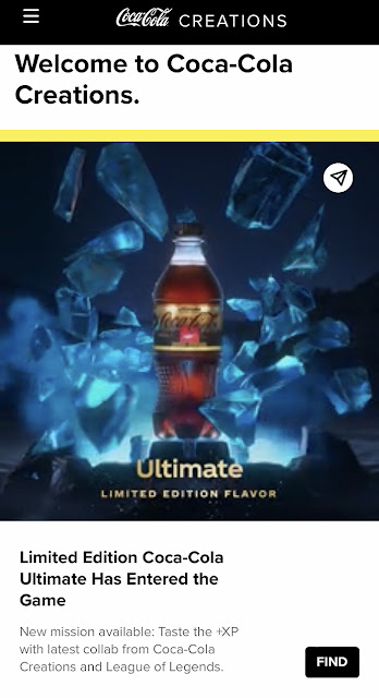 Coca Cola Zero Sugar Limited Edition "Ultimate" League of Legends