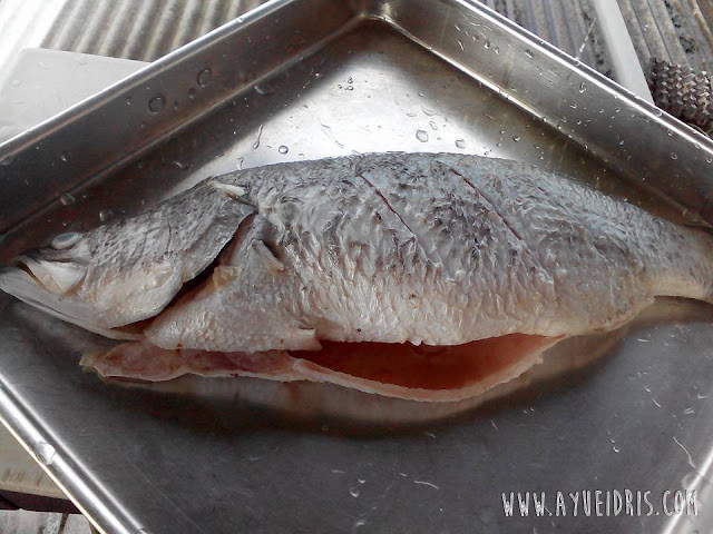 Resepi Mudah  Ikan Siakap Stim - Ayue Idris