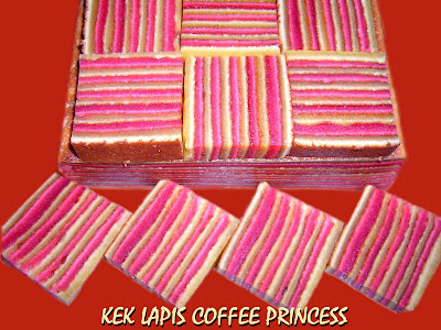 Riezanie's Recipe Collections: KEK LAPIS COFFEE PRINCESS