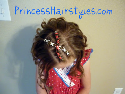 4th of july star hair