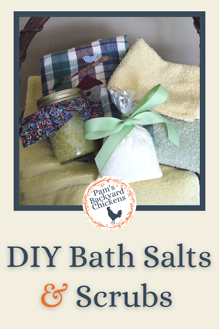 I love making homemade bath salts and scrubs! They are decadent, yet easy to make. These two recipes are so great you’ll find yourself making them again and again.