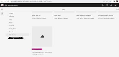 CIF Configuration-AEM