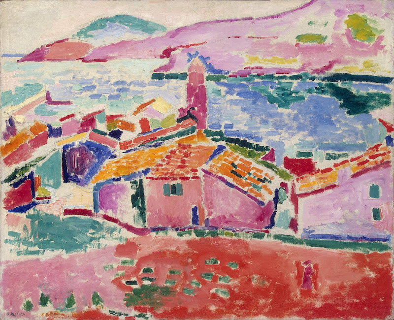 View of Collioure by Henri Matisse - Landscape Paintings from Hermitage Museum