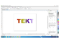 CARA MEMBERI EFEK GRADIENT PADA TEKT DI COREL DRAW X7