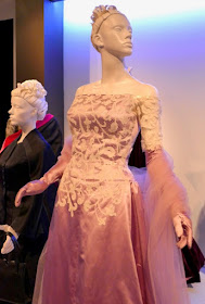 Phantom Thread Alma pink white lace gown