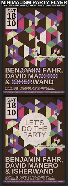  Minimal Party Flyer Template
