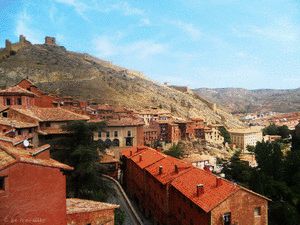 Vistas desde la ronda del mirador Albarracin