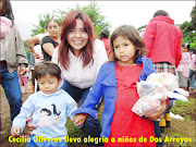 . continúa llevando alegría a niños de distintas partes del municipio, . (cecilia oliveros lleva alegrã­a niã±os de dos arroyos )