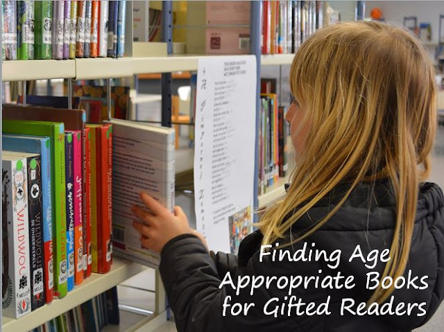 Finding Age Appropriate Books for Gifted Readers