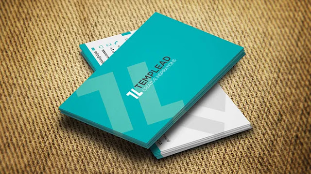 business card psd template mockup free