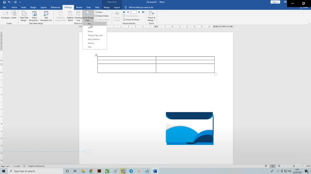 Cara Mudah Membuat Kartu Siswa Micorosoft Word Menggunakan Mailing Merge