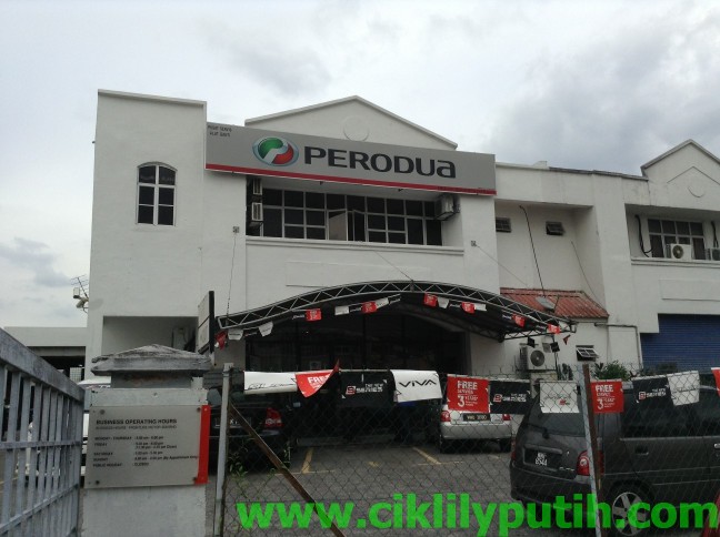 Perodua Centre Bangi - Contoh Tor