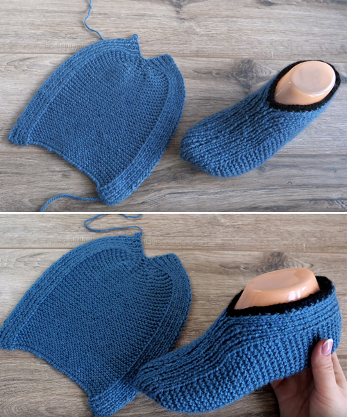 Amazing Knitting Easy Slippers Free Knitting Pattern