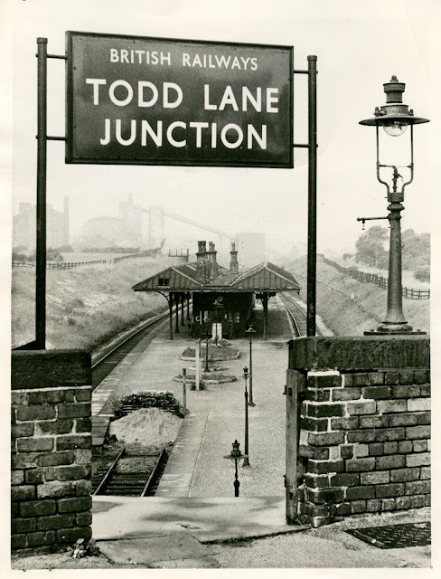 Todd Lane Junction Railway Station near Preston August 19, 1965.