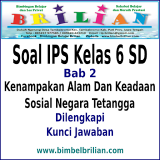  Kenampakan Alam Dan Keadaan Sosial Negara Tetangga dan Kunci Jawaban Download Soal IPS Kelas 6 SD BAB 2 Kenampakan Alam Dan Keadaan Sosial Negara Tetangga dan Kunci Jawaban