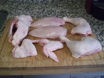 How to cut up a chicken