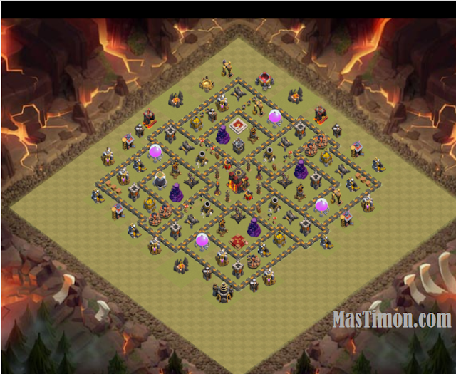 Base WAR TH 10 Terbaik dan Terkuat di Game COC yang tidak 