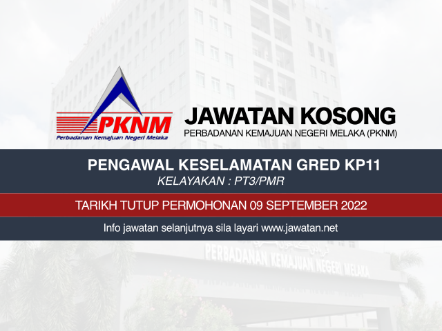 Jawatan Kosong PKNM September 2022