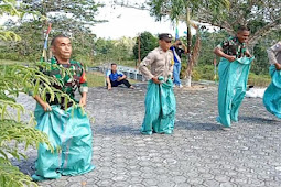 Meriahkan HUT ke 77 RI, Babinsa se-Kecamatan Bunguran Tengah Gelar Perlombaan Hiburan Rakyat